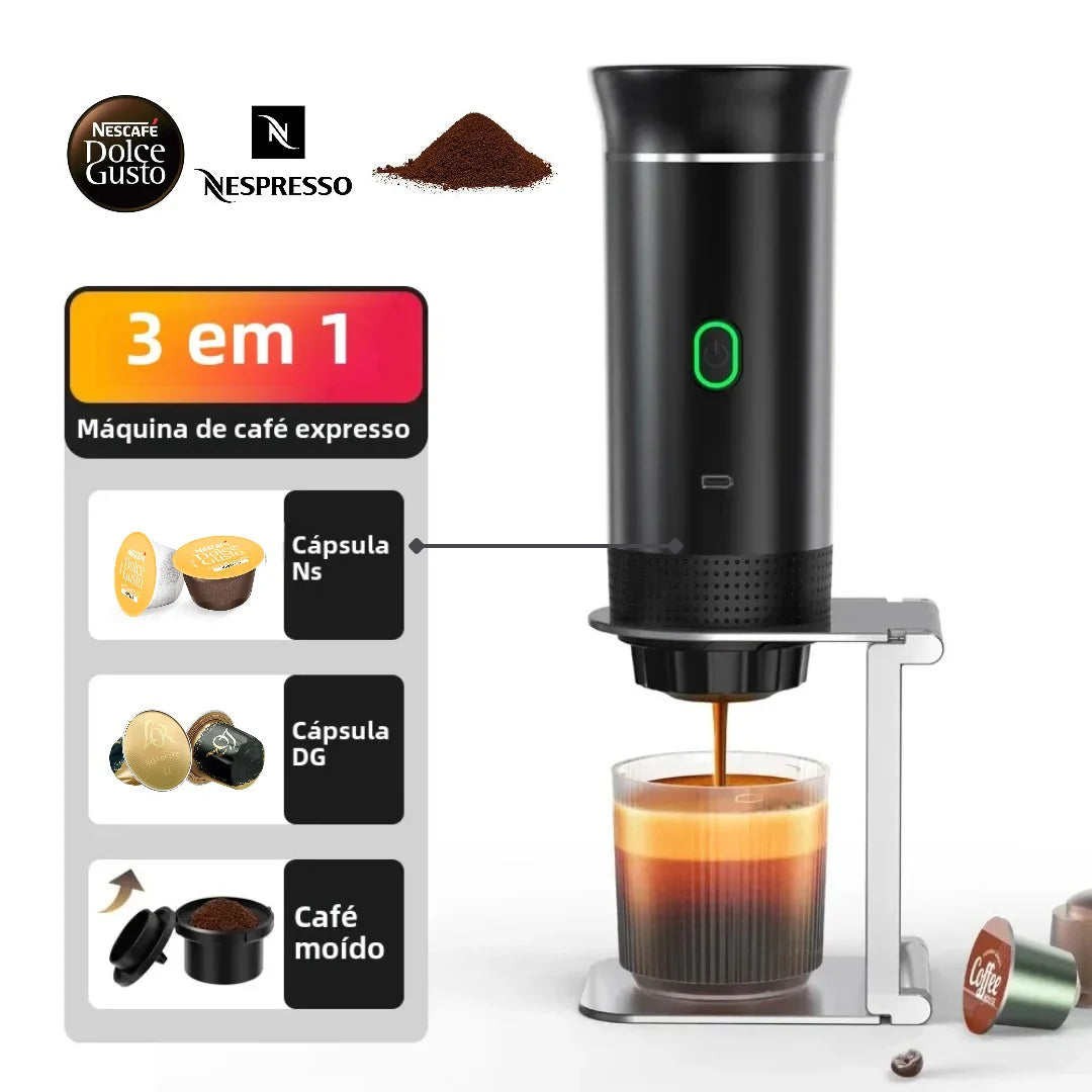 CaféGo Pro™ – A Revolução Portátil do Café Expresso