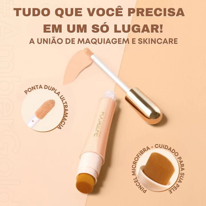 Base Corretiva Focallure 2 em 1- Anti Rugas
