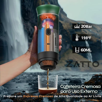 CaféGo Pro™ – A Revolução Portátil do Café Expresso